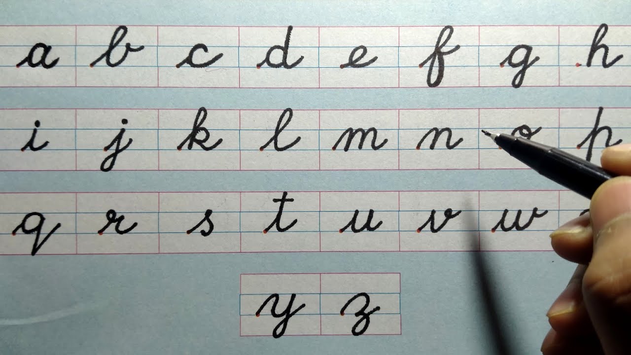 How to improve  handwriting for beginners | Cursive writing a to z | Palash Calligraphy