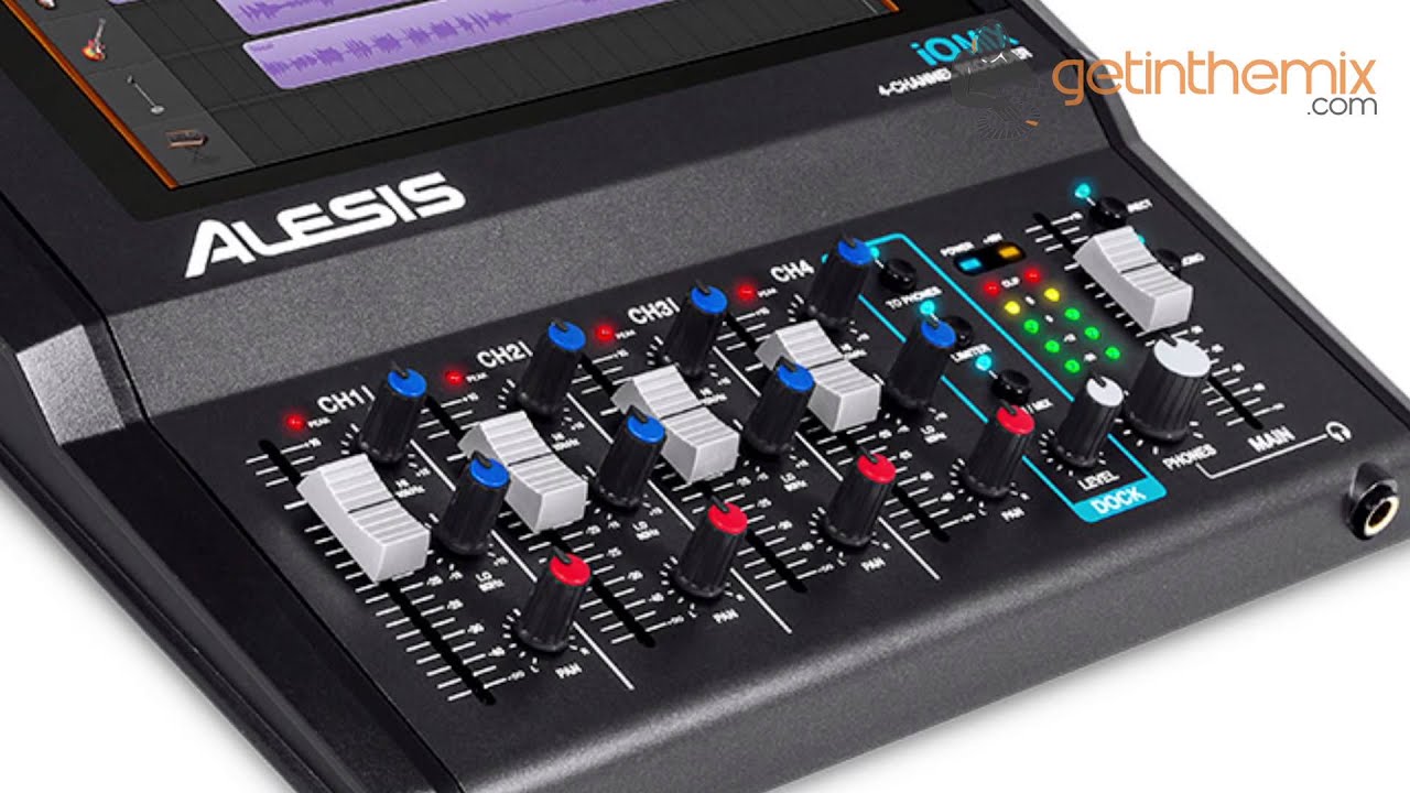 Alesis iO Mix - 4 Channel Recorder for iPad