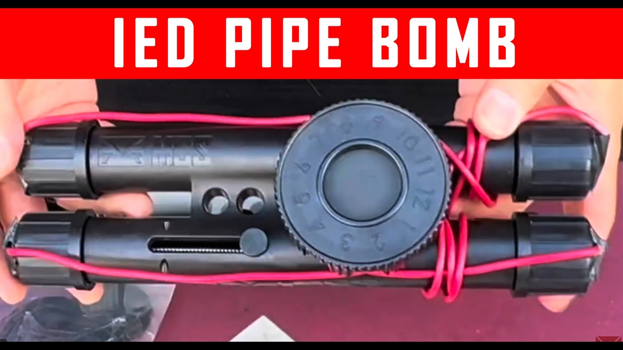 IED  Pipe Bomb Boobytrap Device For Training Simulation (Paintball, Airsoft, Defense #MCS