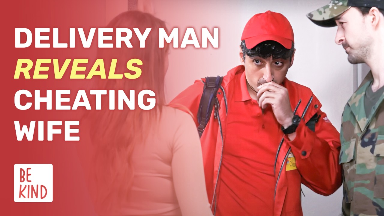 Pizza guy helps man catch cheating wife | @BeKind.official