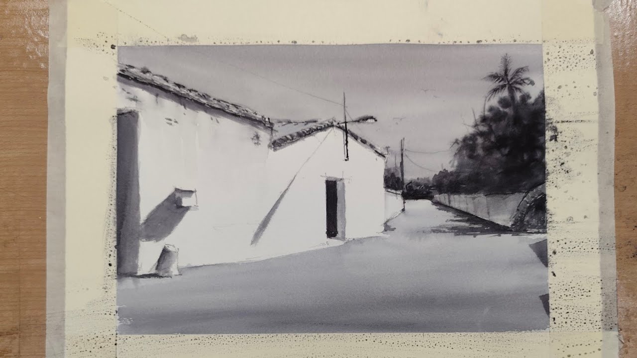 Sintetizando la acuarela. Luces, sombras y valores. Por Joaquín Puertas