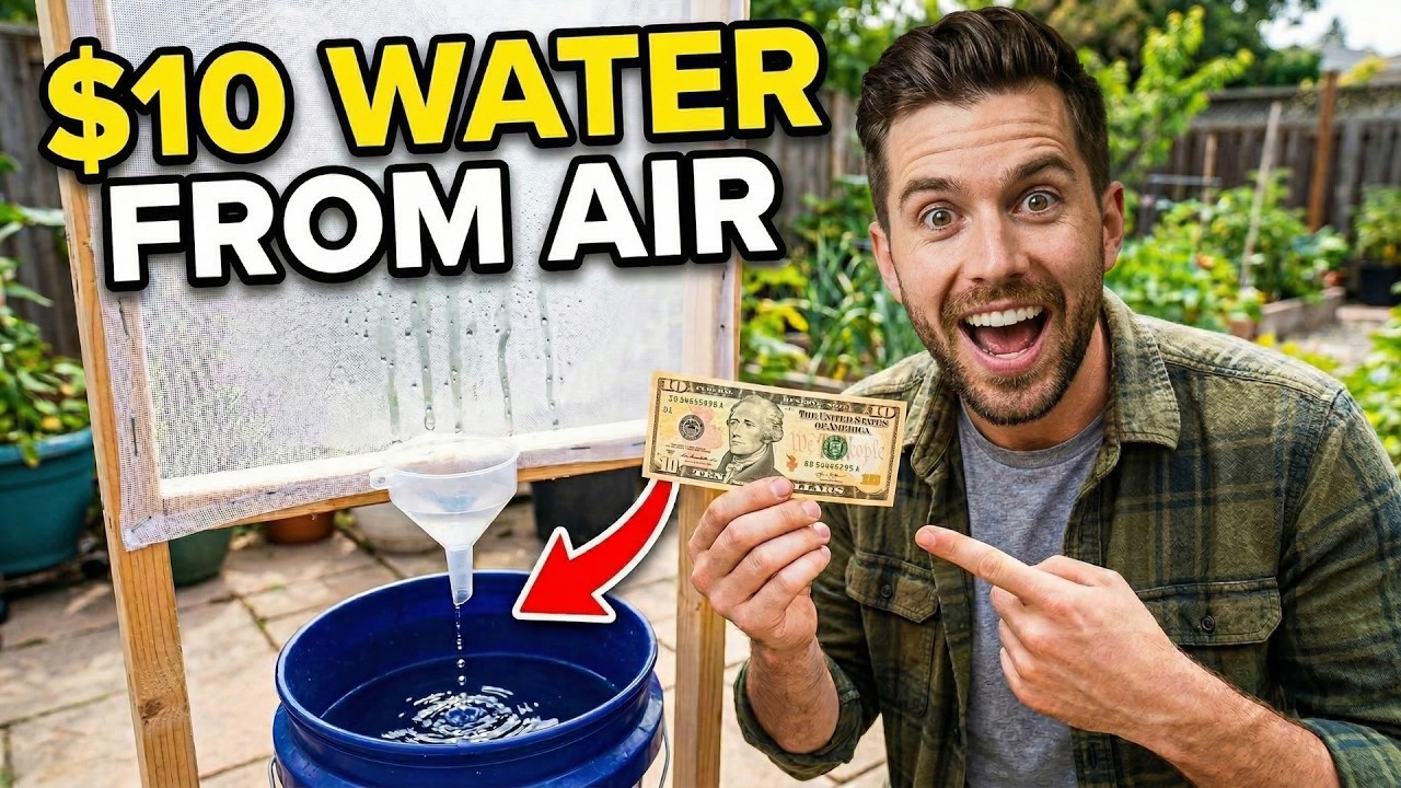 $10 Device That Pulls Drinking Water From Thin Air — A Forgotten Desert Trick