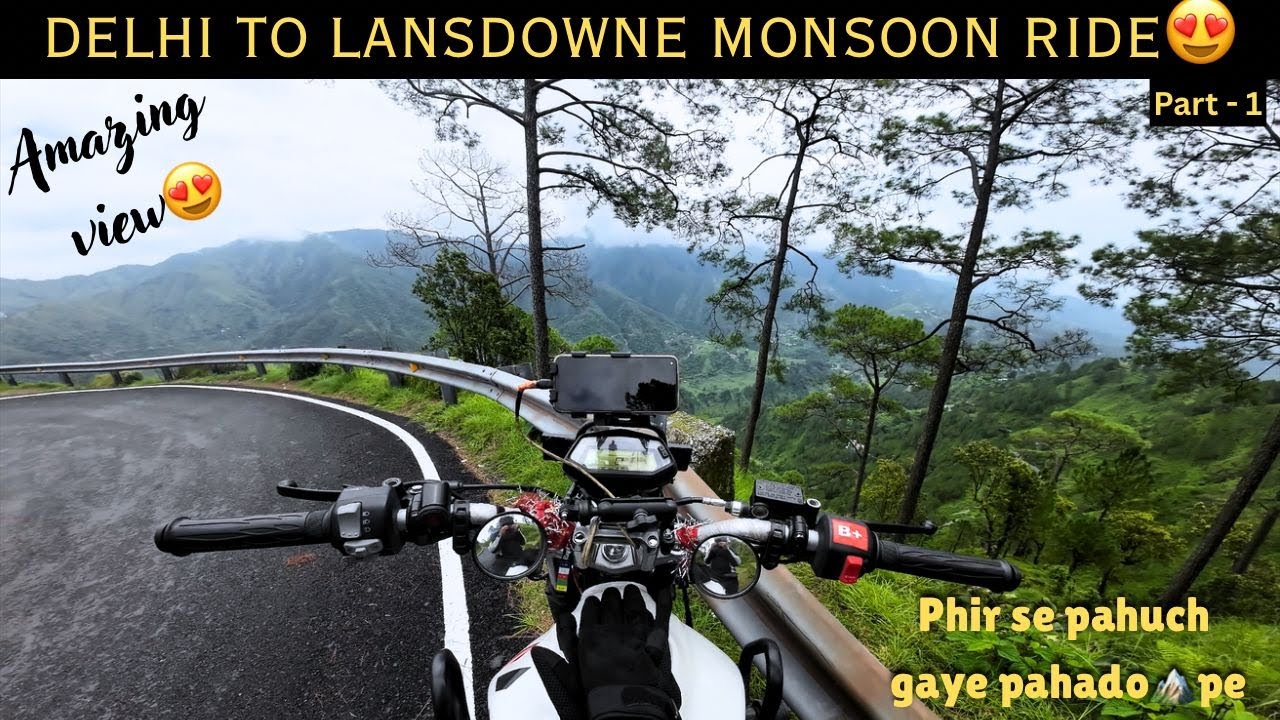 New Ride Begins in Monsoon Season😍| Delhi To Lansdowne (Apne Gaon)| Part- 1| Xpulse 200 | Bike Ride
