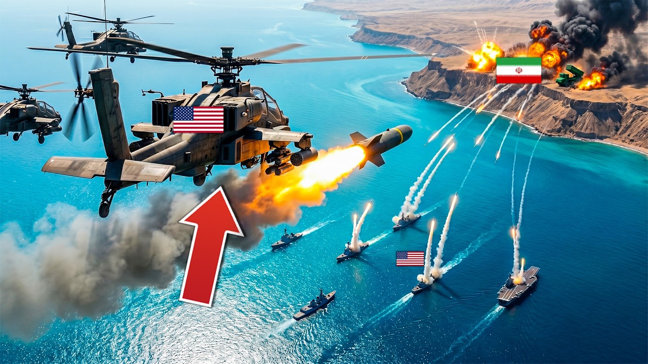 How U.S. Apaches ANNIHILATED Iran's Mosquito Fleet in the Strait of Hormuz
