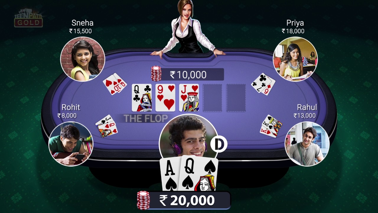 How to Play Poker on Teen Patti Gold (English)
