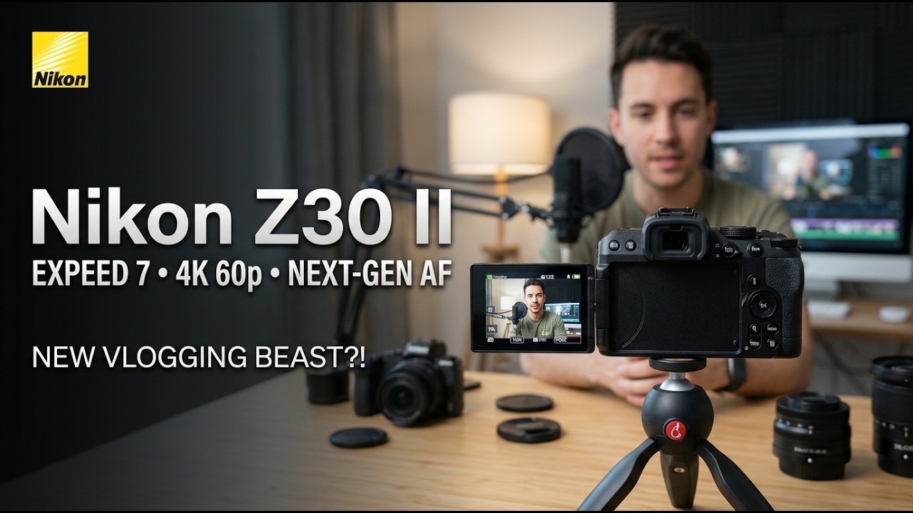 Nikon Z30 II LEAKS: EXPEED 7, 4K 60p & Next-Gen AF &mdash; Nikon&rsquo;s New Vlogging Beast?!