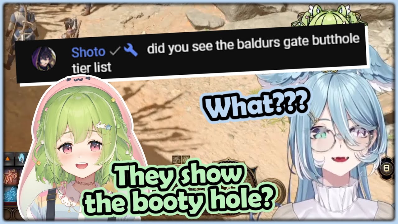 Elira & Maia learned that there's Baldur's Gate B*tthole Tierlist