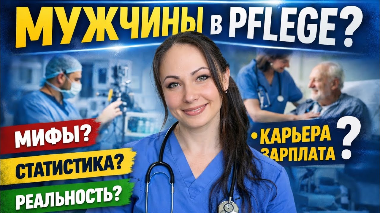 Мужчины в Pflege - нормально ли ЭТО?