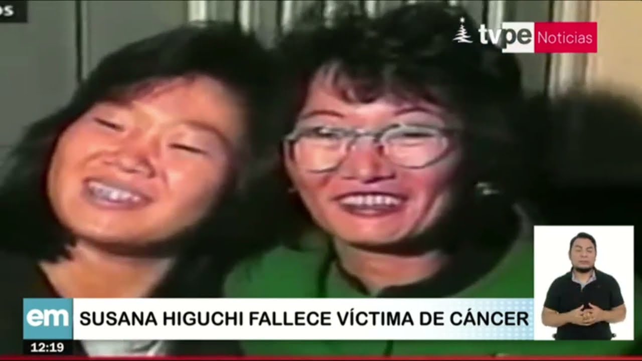Susana Higuchi falleció a los 71 años víctima de cáncer