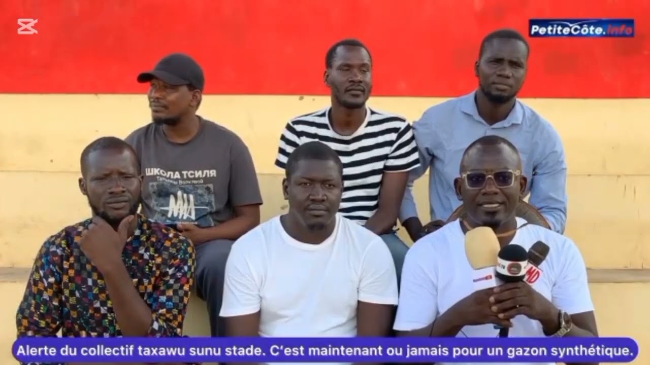 Nguekokh, le collectif taxawu sunu stade revient et exige encore un gazon synthétique. 