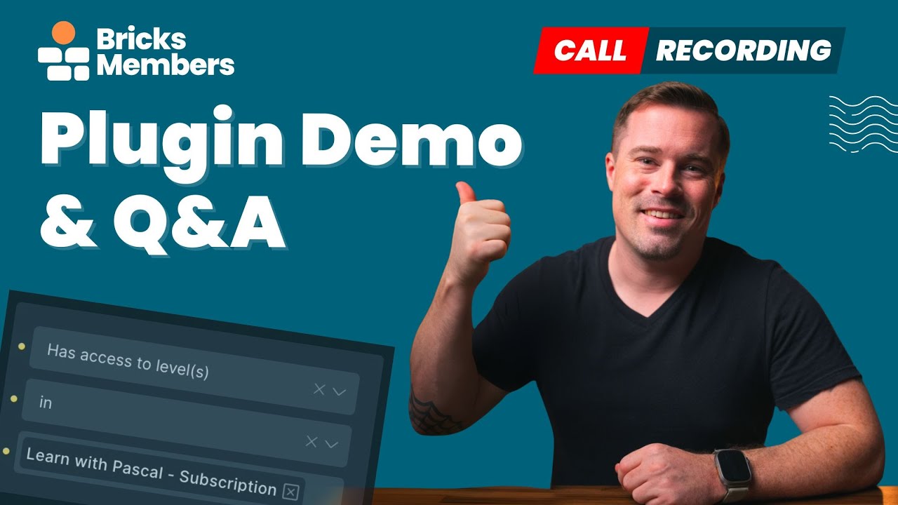 BricksMembers Founder Demo + Q&A (Recording) — Dec 16, 2025
