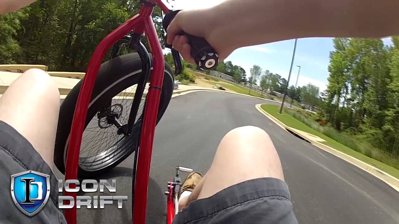 Drifting around in my new Icon Drift Trike - Predator 212cc drifting fun