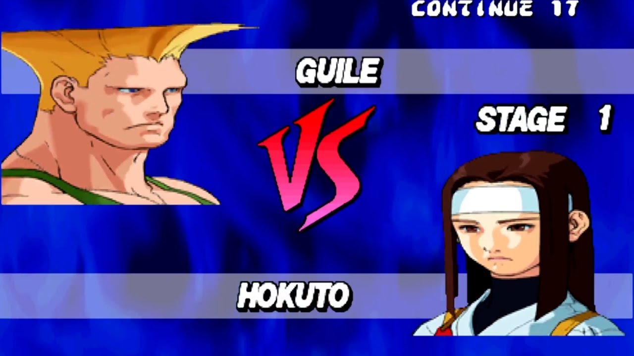 Guile Vs Hokuto - Street Fighter Ex