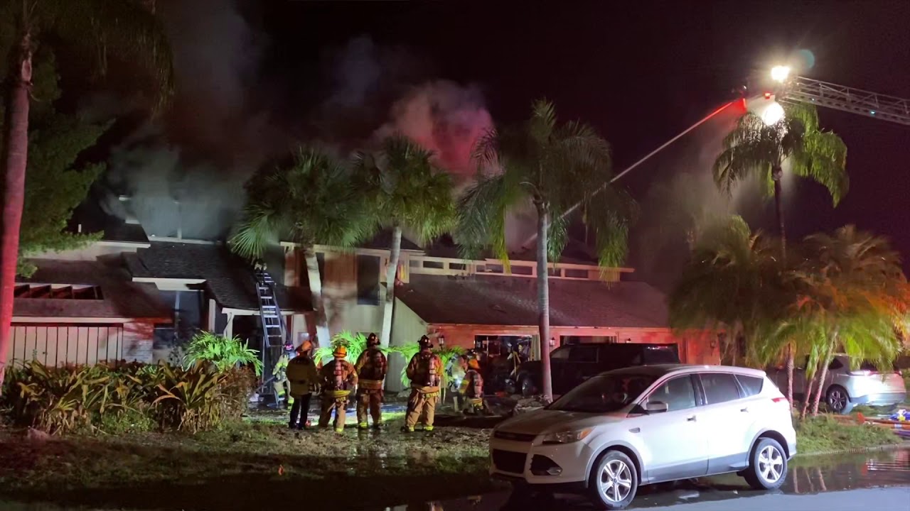 More than 80 firefighters battled four-alarm fire in Sarasota County