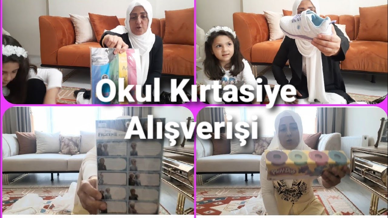1.100 TL'lik Okul Kırtasiye Alışverişimiz ⁉️ 1. Sınıf Okul Alışverişi ✅