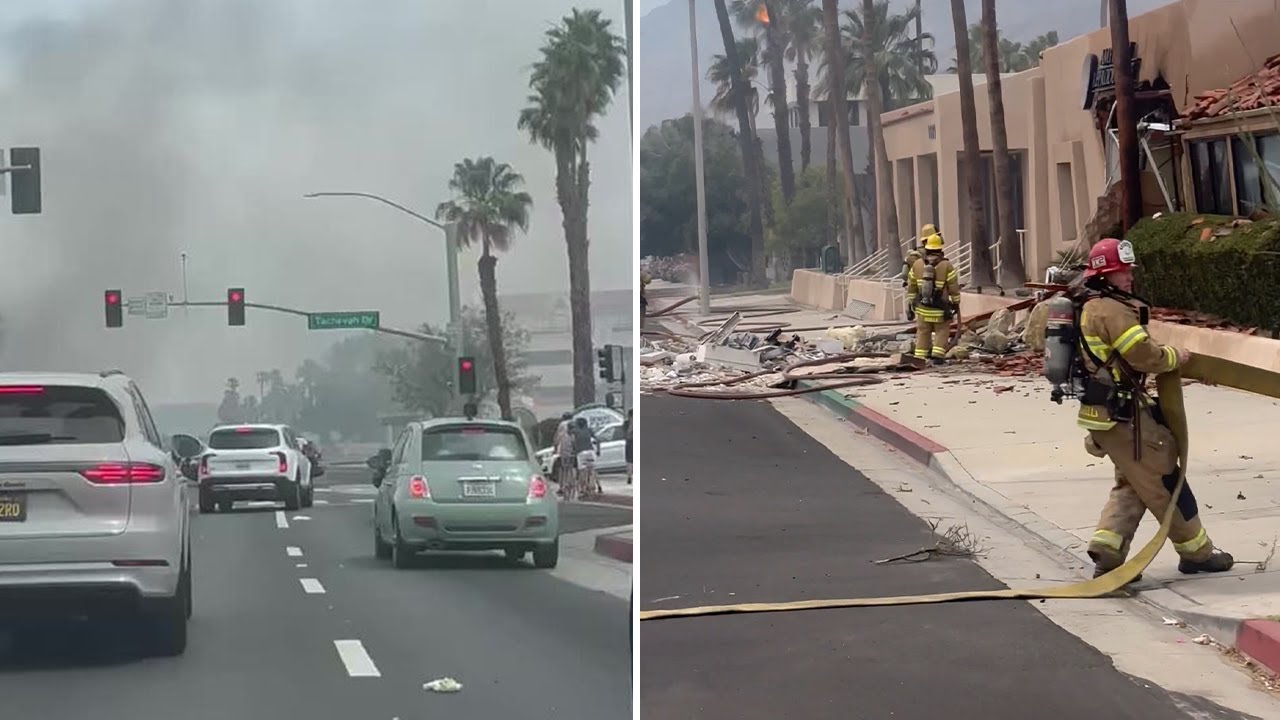 LIVE: Police respond to explosion rocking Palm Springs, CA