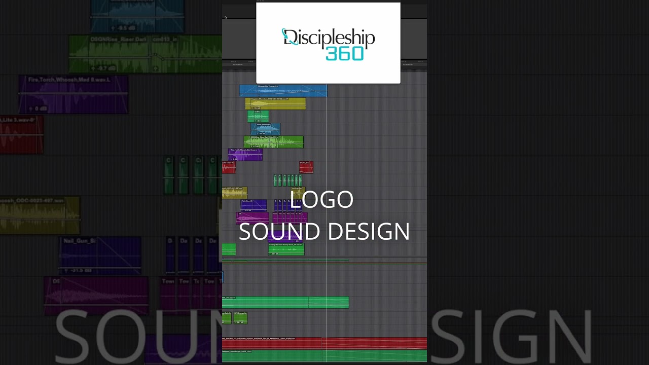 Creating the Sound | D360 Logo #shorts #sounddesign #postsound #sounddesigner #commercial