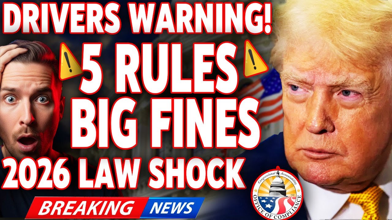 January 2026 USA Driving Law Changes 🚗 5 New Rules That Could Cost You Thousands
