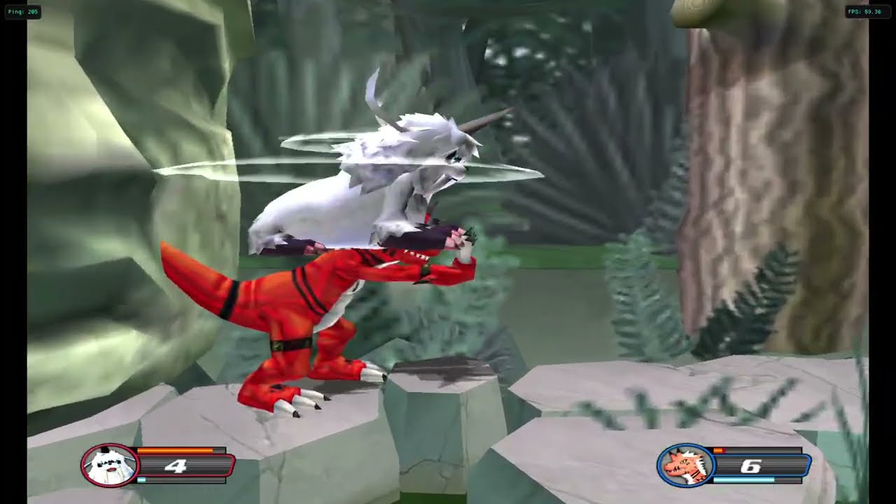 Tal (Guilmon) vs  KayJay (Gomamon) -  Digimon Rumble Arena 2