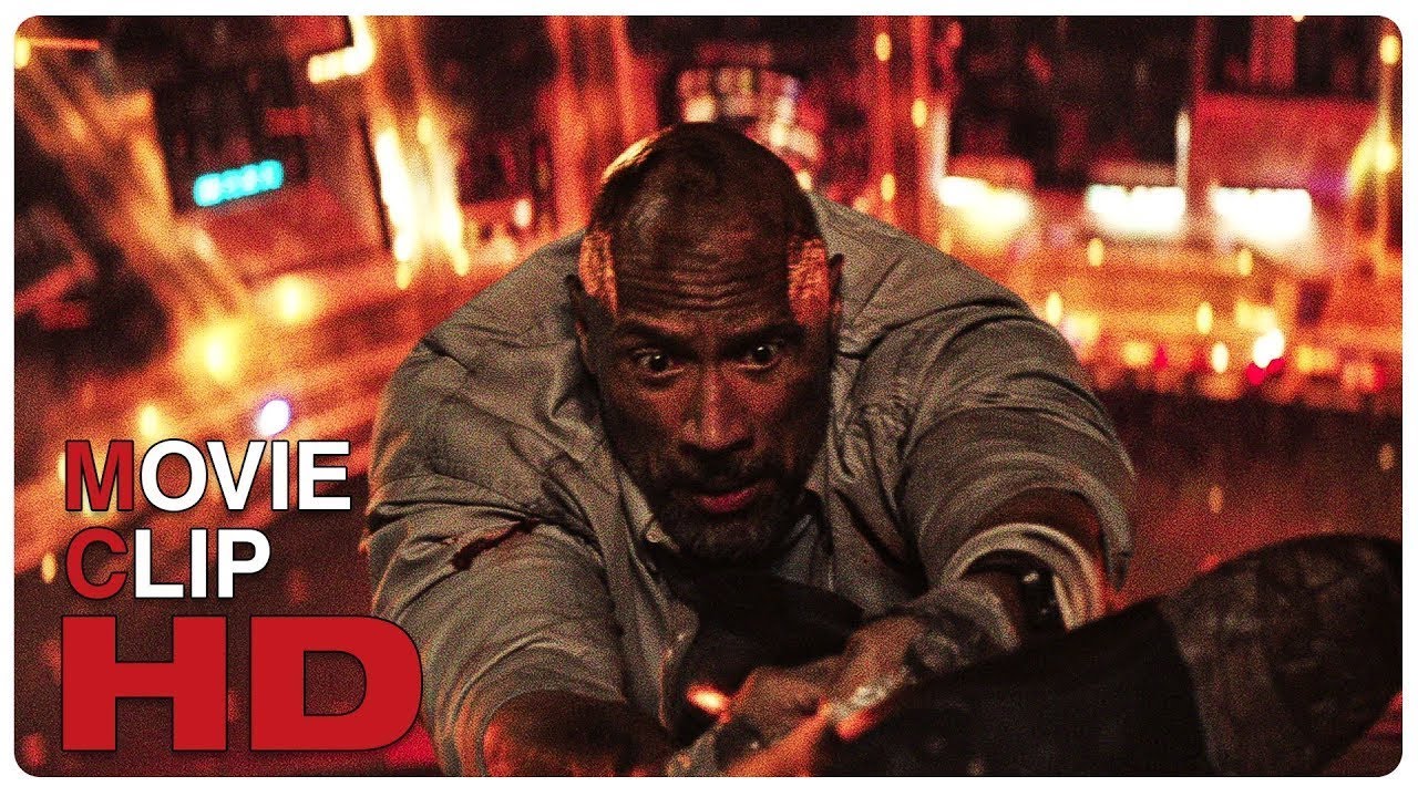 SKYSCRAPER Best Scenes - All Fight Scenes (2018) Movie CLIP HD