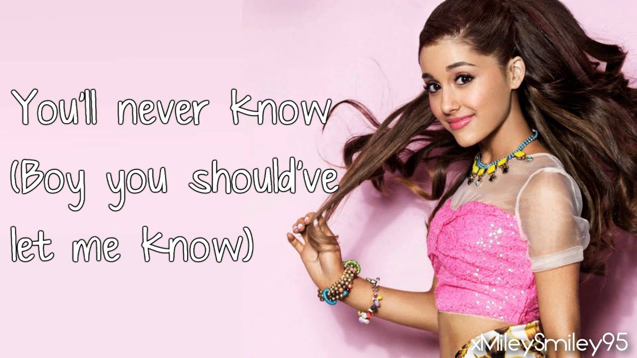 Ariana Grande - You'll Never Know (with lyrics)