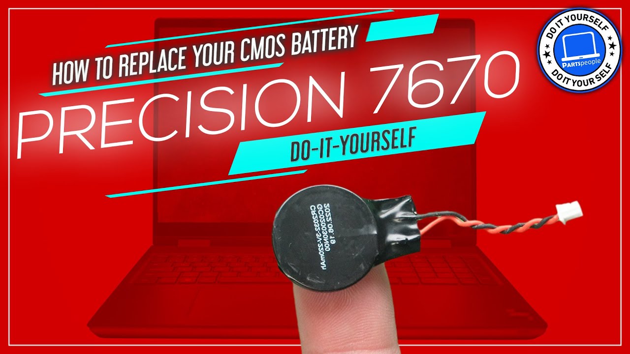 How To Replace Your CMOS Battery | Dell Precision 7670