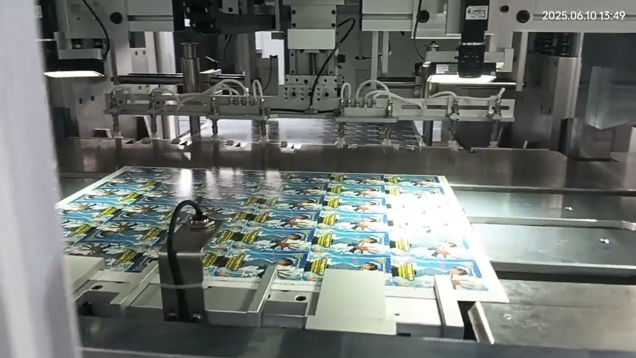 #HXCP HX100PKP Automatic Paper Plastic Card Punching Machine