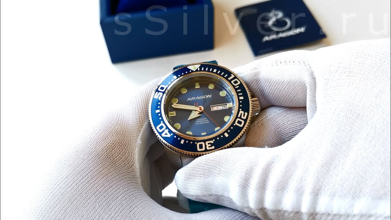 Дайверские Мужские Часы Aragon Divemaster Механические