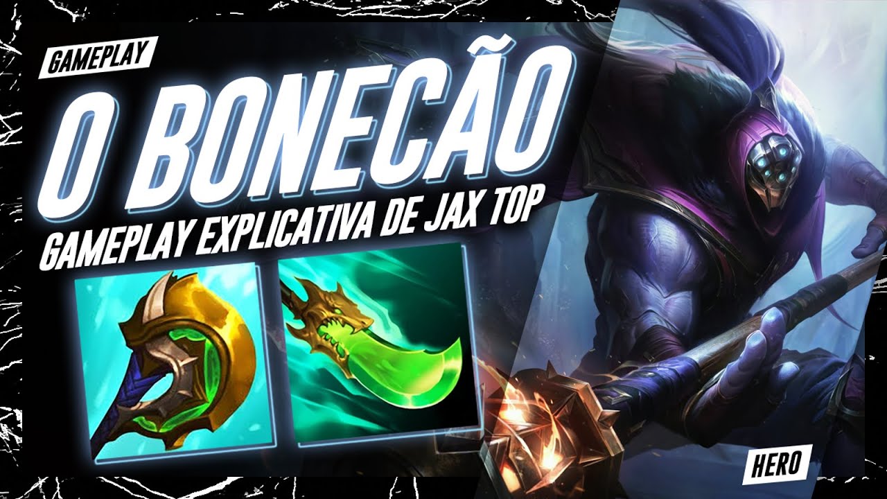 COMO JOGAR DE JAX TOP | Gameplay Explicativa Comentando Itens