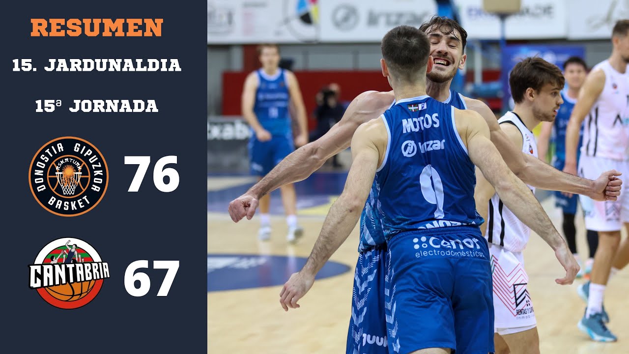 LABURPENA | GUUK GIPZUKOA BASKET 76 - GRUPO ALEGA CANTABRIA 67