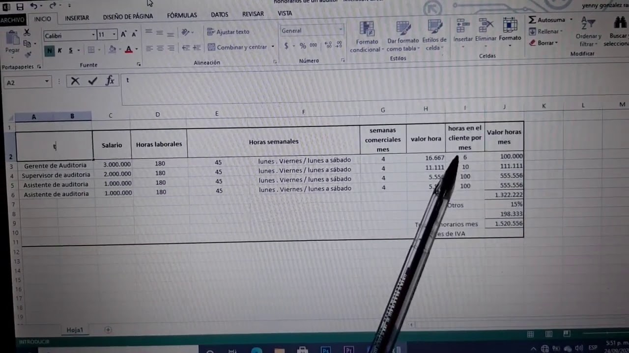 Cuanto cobra un auditor