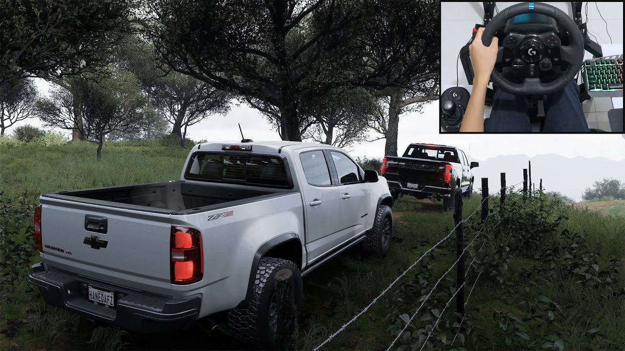 Chevrolet Colorado & Chevrolet Silverado - Forza Horizon 5 | Logitech G923 Steering Wheel