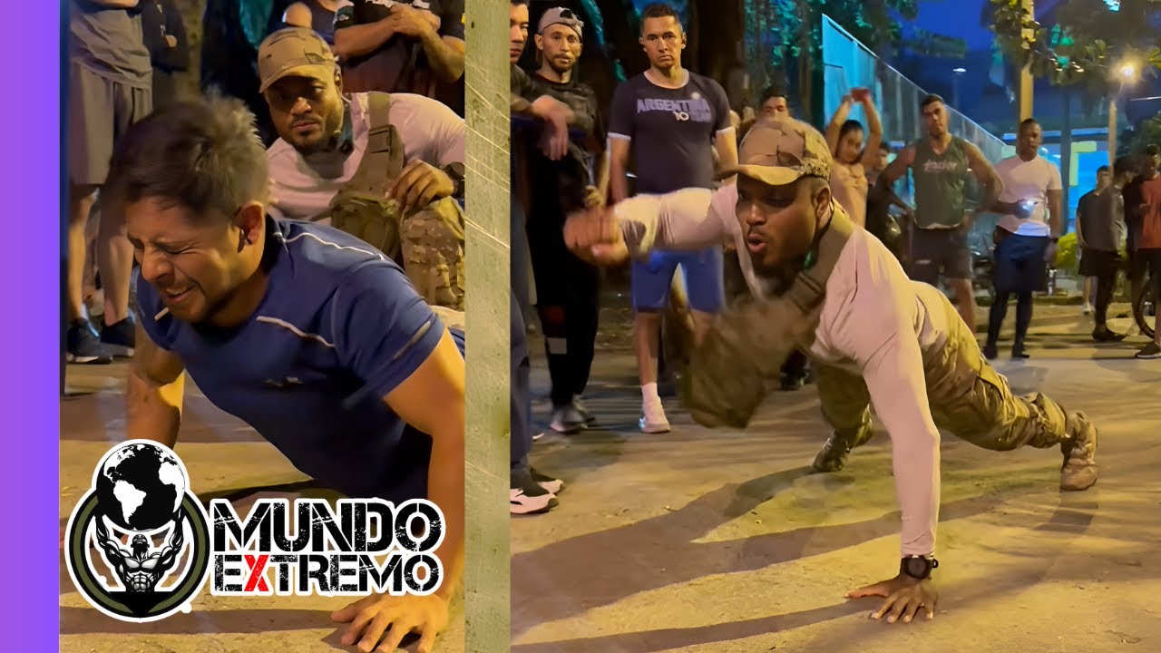 Competencia Brutal: ¡Flexiones al Límite con Premio en Efectivo! 💪🔥 Mundo Extremo