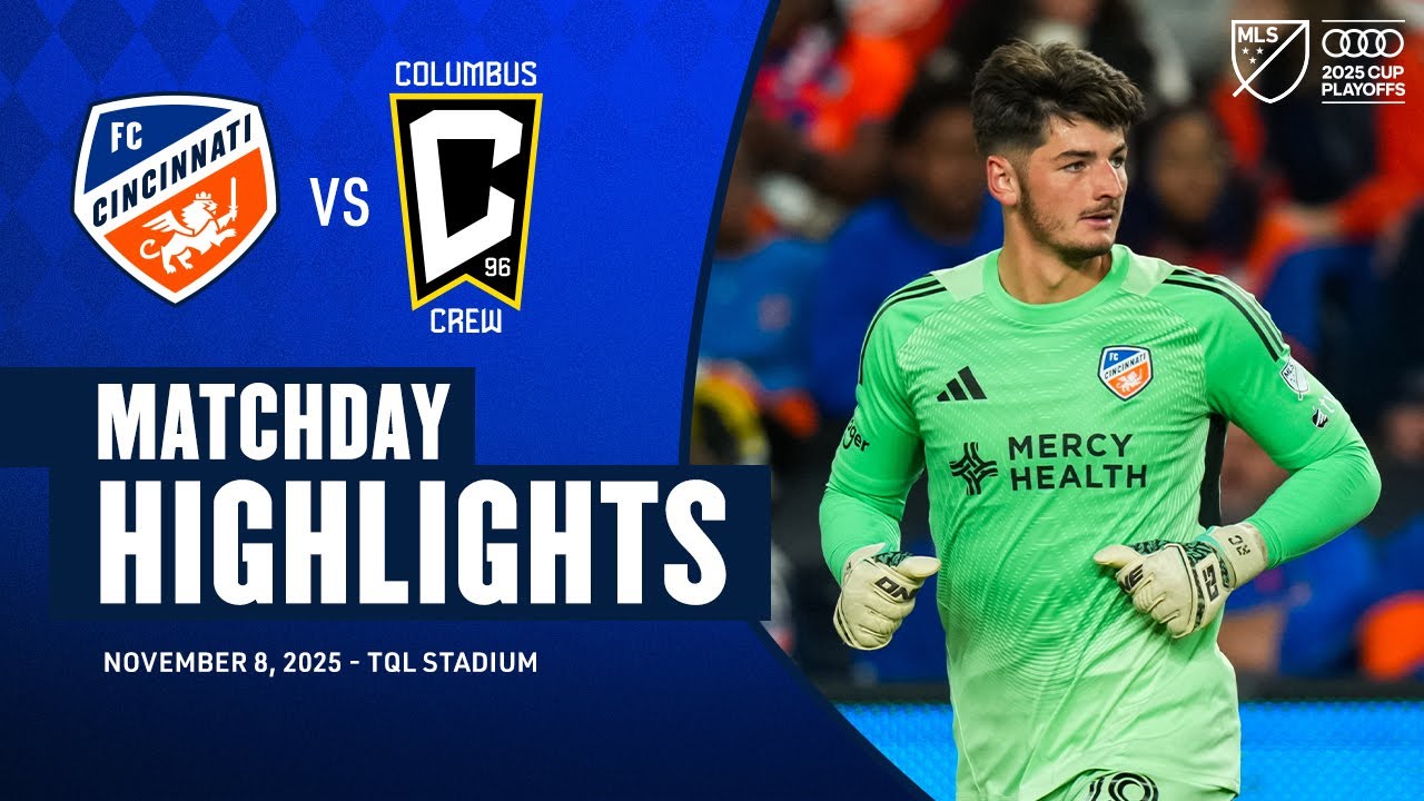 HIGHLIGHTS: FC Cincinnati vs Columbus Crew | November 8, 2025