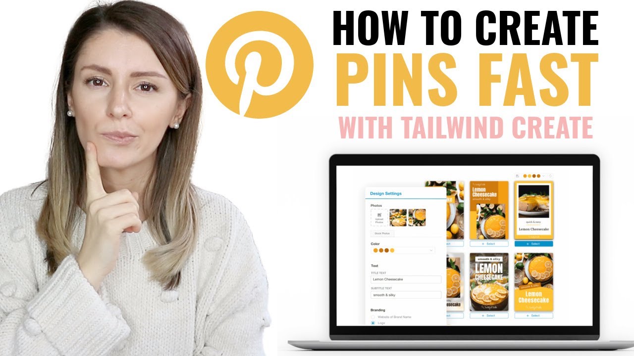 HOW TO CREATE PINS FOR PINTEREST FAST | Tailwind Create Tutorial and Review