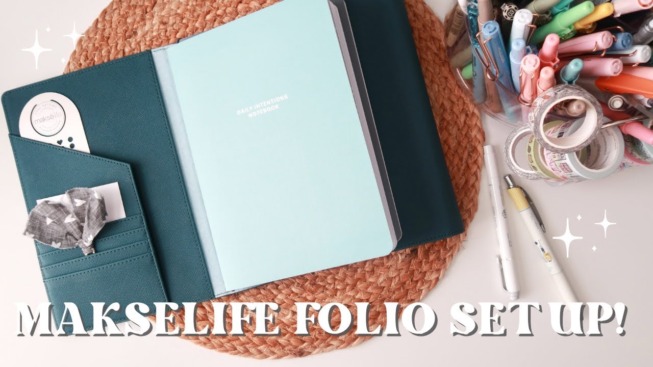 MY MAKSE LIFE FOLIO SET UP!  #makselife #plannersetup #productivity #gettingthingsdone