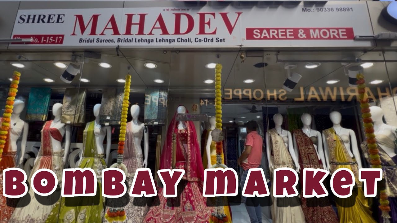Contact : 9033698891  || Old Bombay Market || Wedding sarees and lehenga 