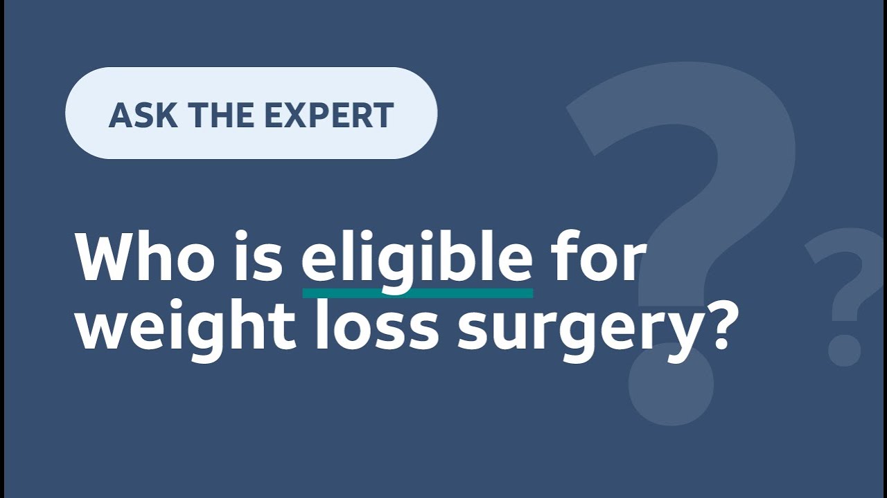 Who is eligible for weight loss surgery? 👉 Bariatric surgery experts 🩺