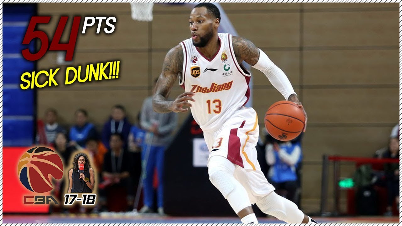 Sonny Weems 54 Pts 10 Rebs 6 Asts Full Highlights vs 广州证券龙狮 (04.02.18) Ferocious Dunk! [1080p]