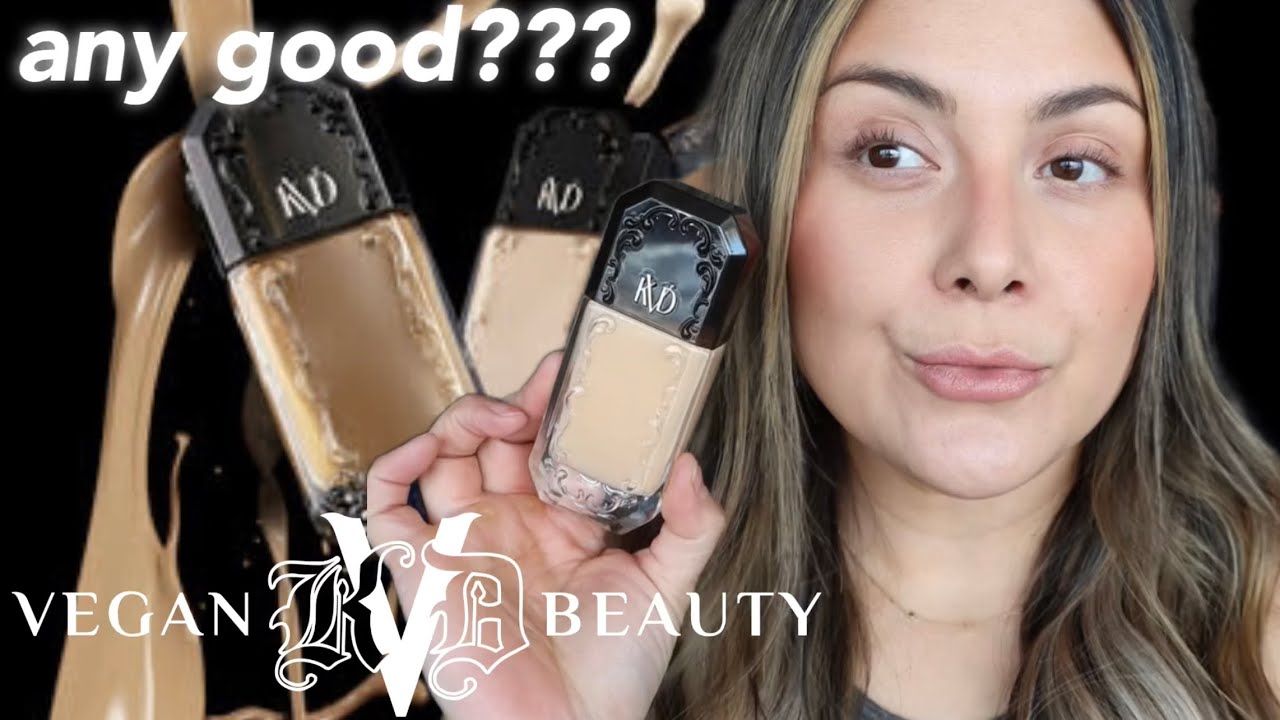 NEW KVD Good Apple FULL COVERAGE Serum Foundation | any good? Too much coverage? 8hr wear test