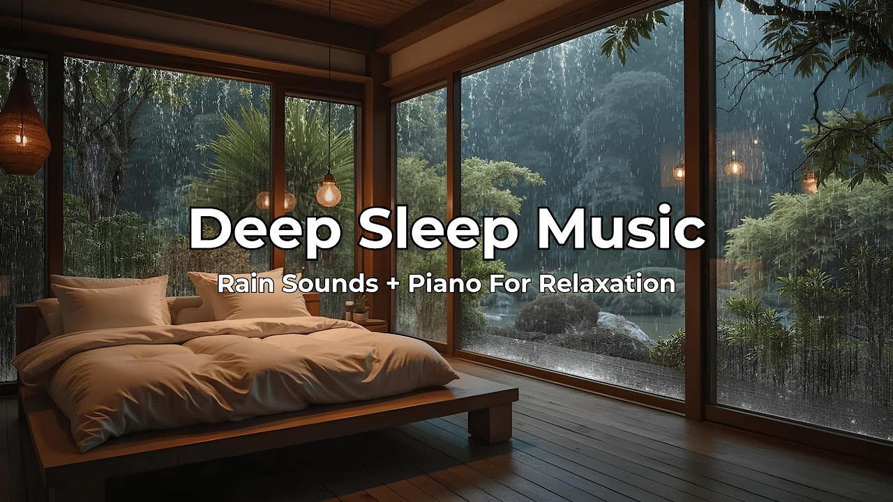 Rain Sounds for Sleeping 24/7 🔴 Deep Sleep | Soothing Rain | Sleep Instantly