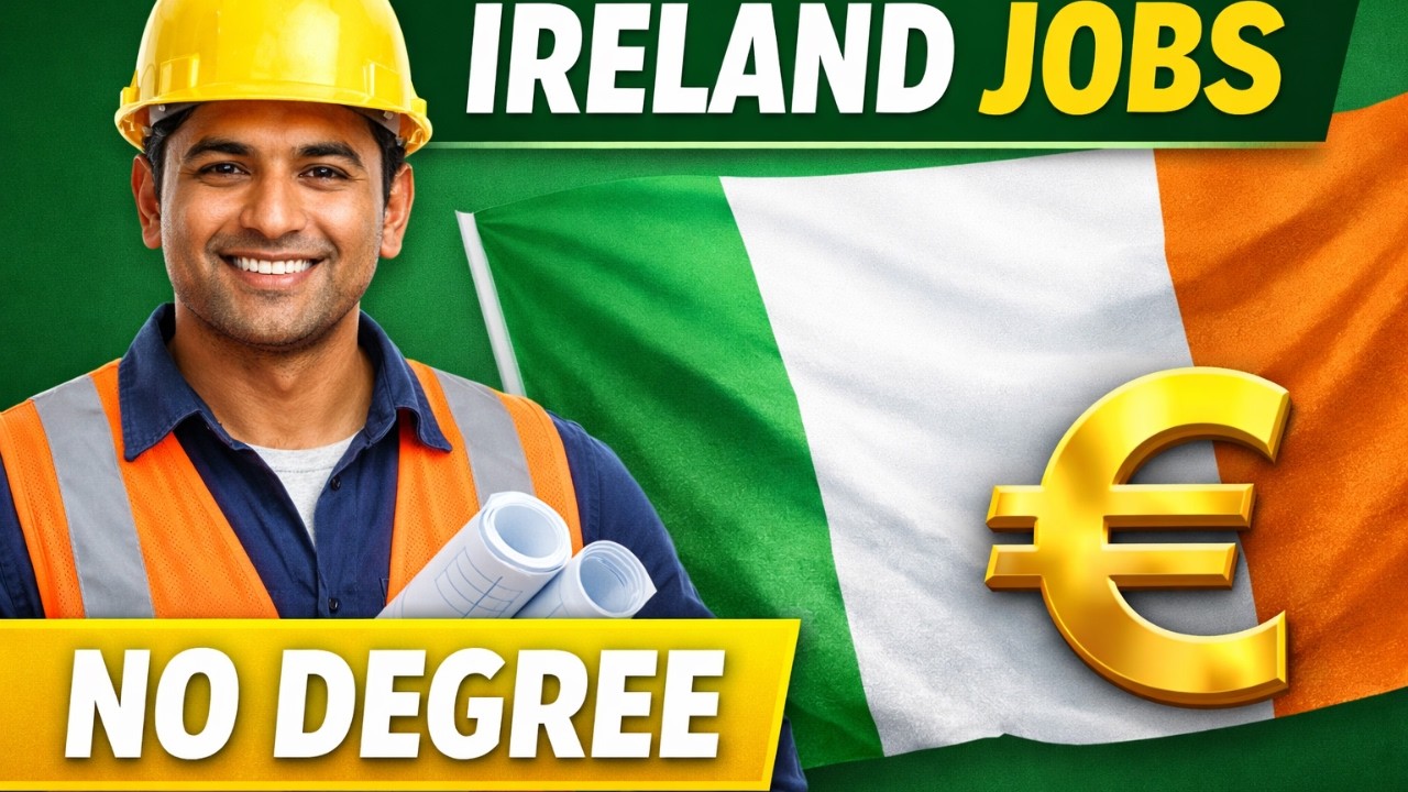 Ireland Work Visa 2026 Without Degree | No IELTS | Jobs + Salary + Full Process