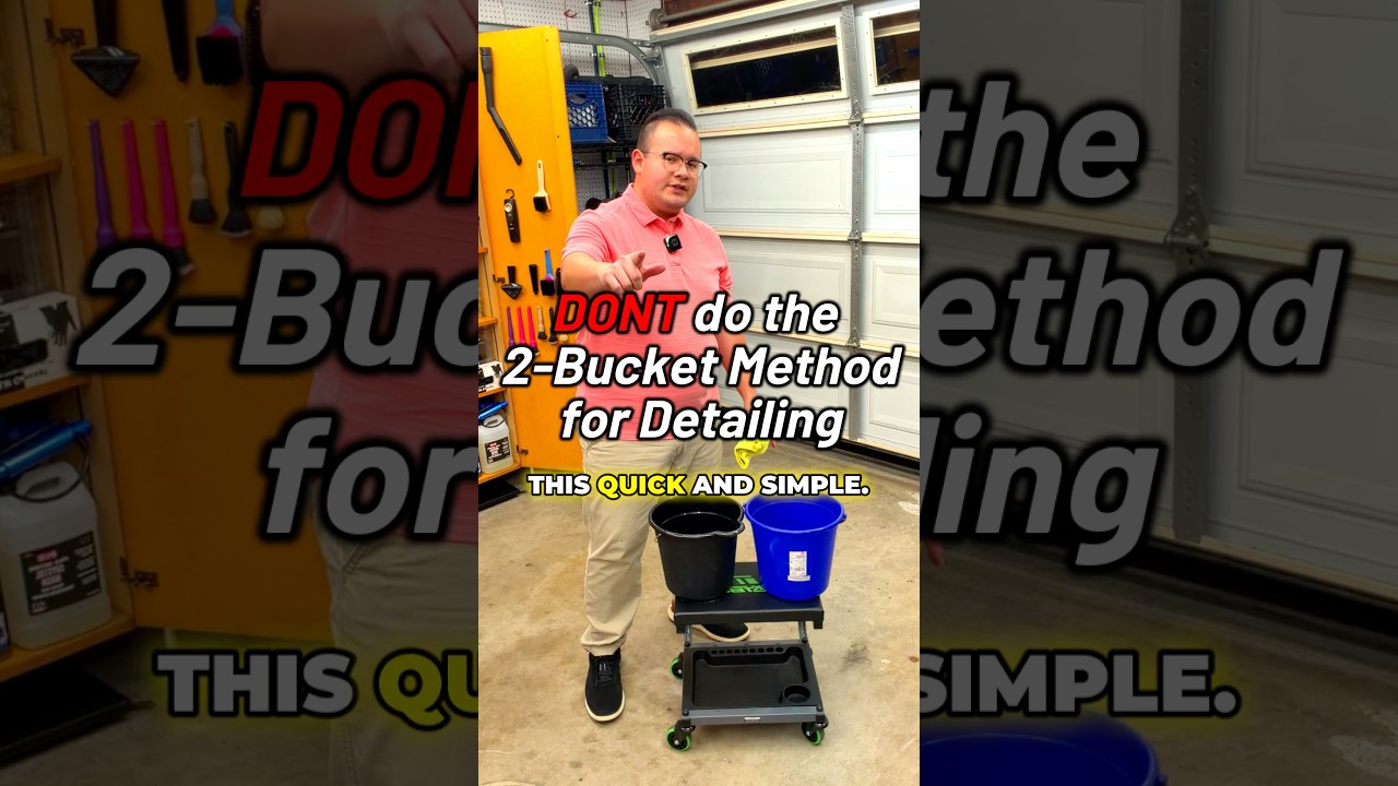 Why I DONT USE the 2 Bucket Method for Detailing