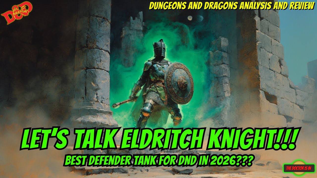 Is the Eldritch Knight Shield Master The Best Defender Tank for DnD In 2026