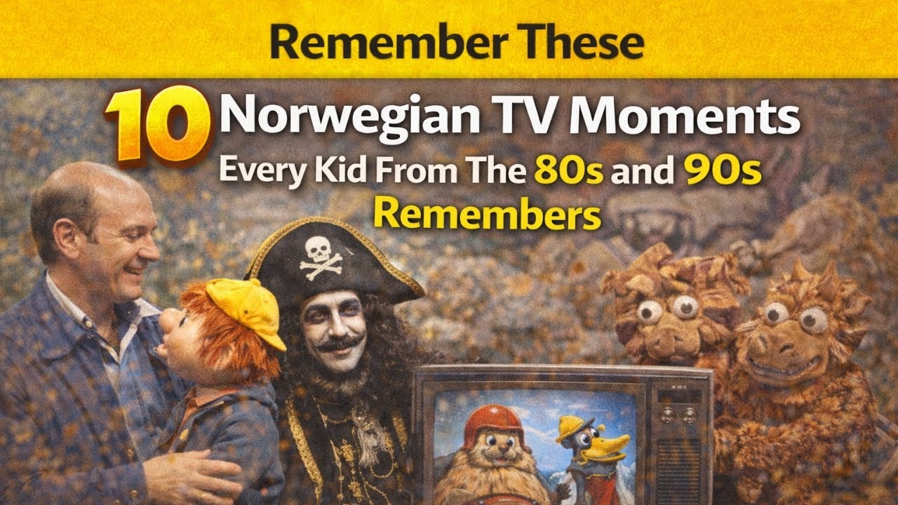 10 Norwegian TV Moments Every Kid From The 80s & 90s Remembers