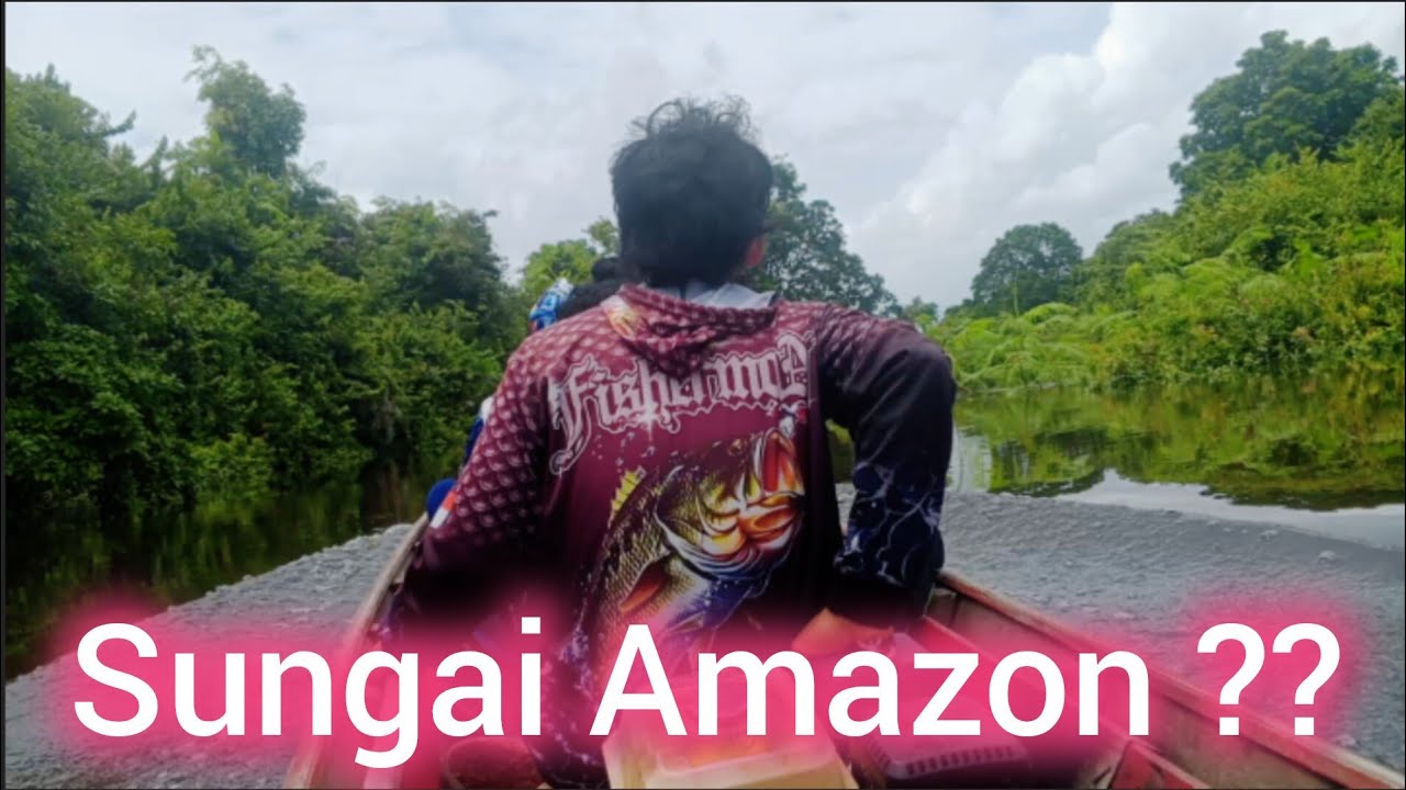 Serasa di Sungai Amazon ‼️ Menyusuri anak Sungai menuju Spot Mancing 