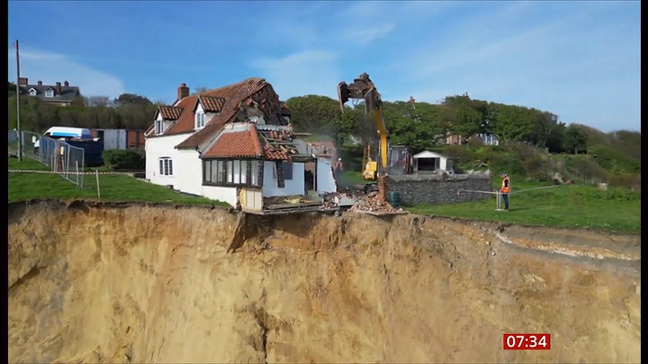 Coastal erosion in the UK -- 10/11th May 2024