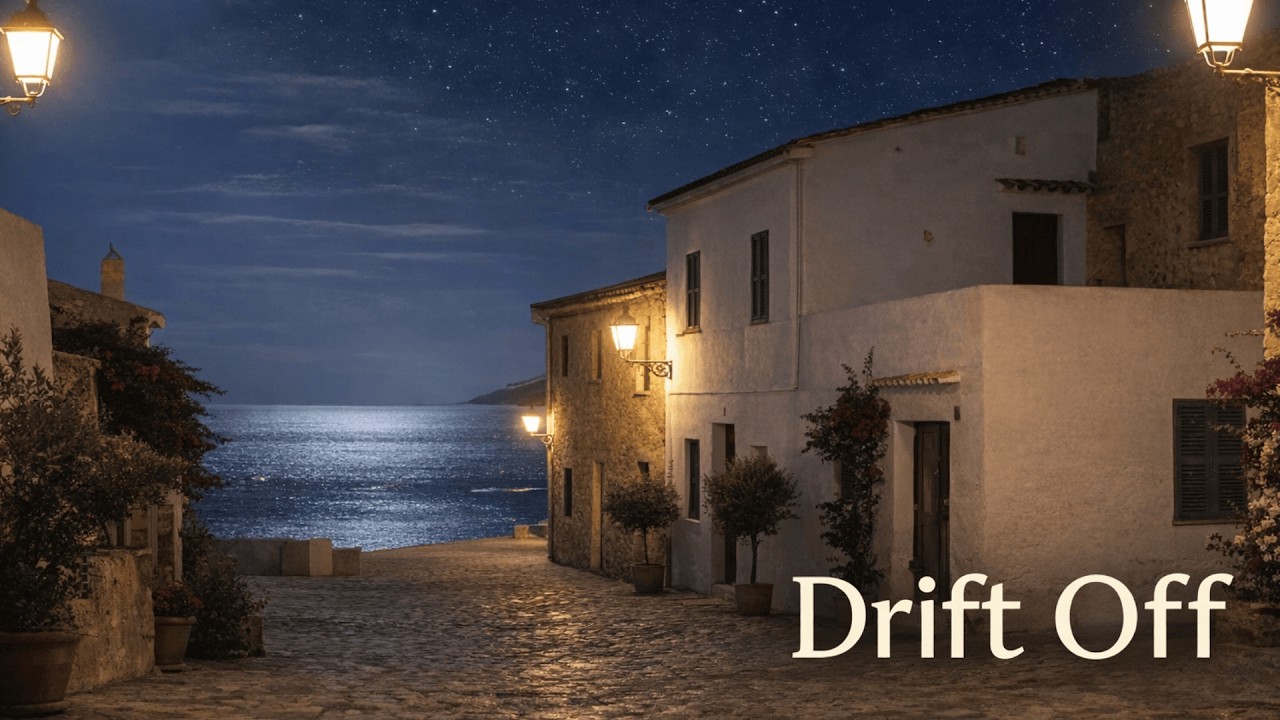 Mediterranean Night Silence 🌙 Over 3 Hours of Warm Calm Ambience for Sleep & Deep Relaxation
