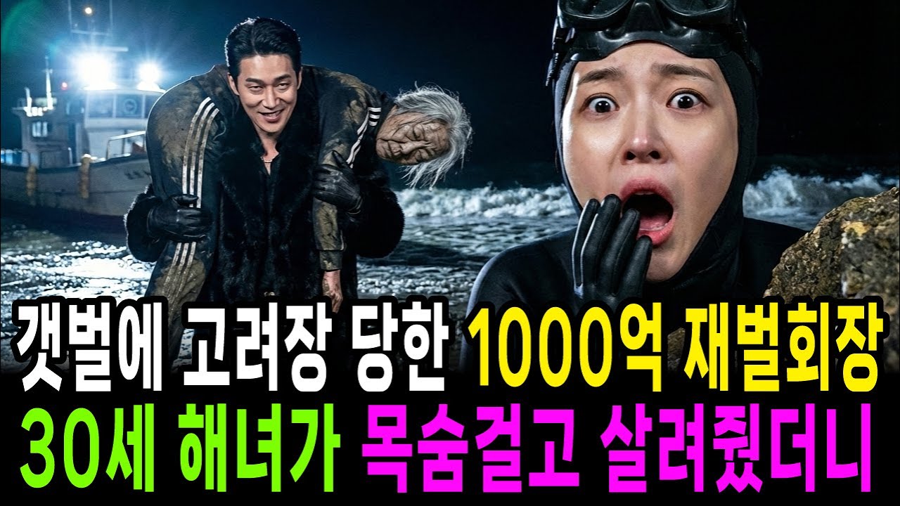 갯벌에 고려장 당한 1000억 재벌회장 30세 해녀가 목숨걸고 살려줬더니