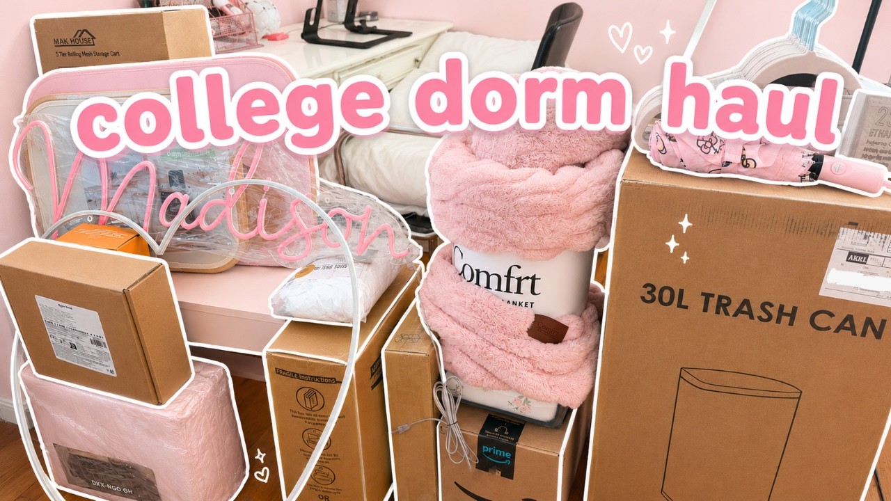 college senior dorm haul 2026